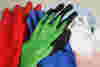 a selection of colourful protective gloves